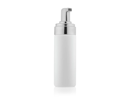 Espumador Branco com Válvula Prata 150ml