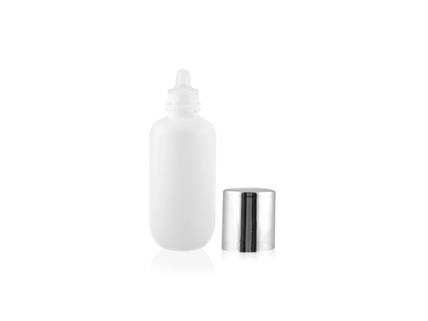 Frasco Dropper Prime Natural e Prata 30ml